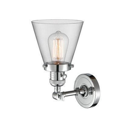 Cone 1 Light Sconce