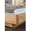Ensemble de chambre à coucher en bois massif 4 pièces avec lit, 2 tables de chevet et commode Gloria-153302389