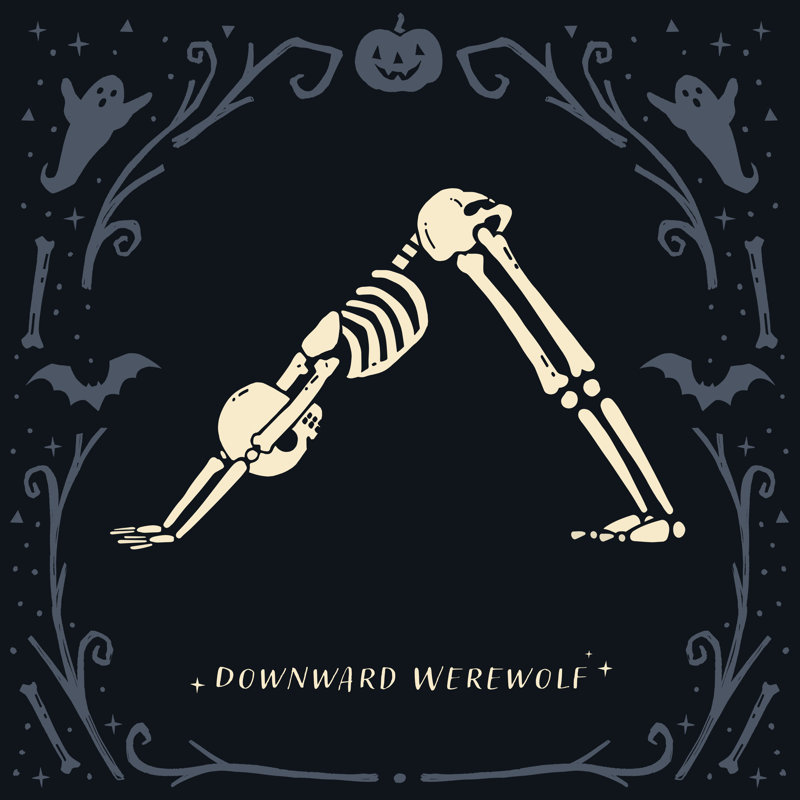 Scary Stretches I by Victoria Barnes - Wrapped Canvas Print, 30cm H x 30cm W x 3.8cm D