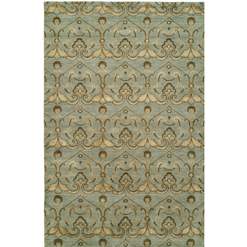 Floral Area Rug in Beige, Rectangle 2' x 3'