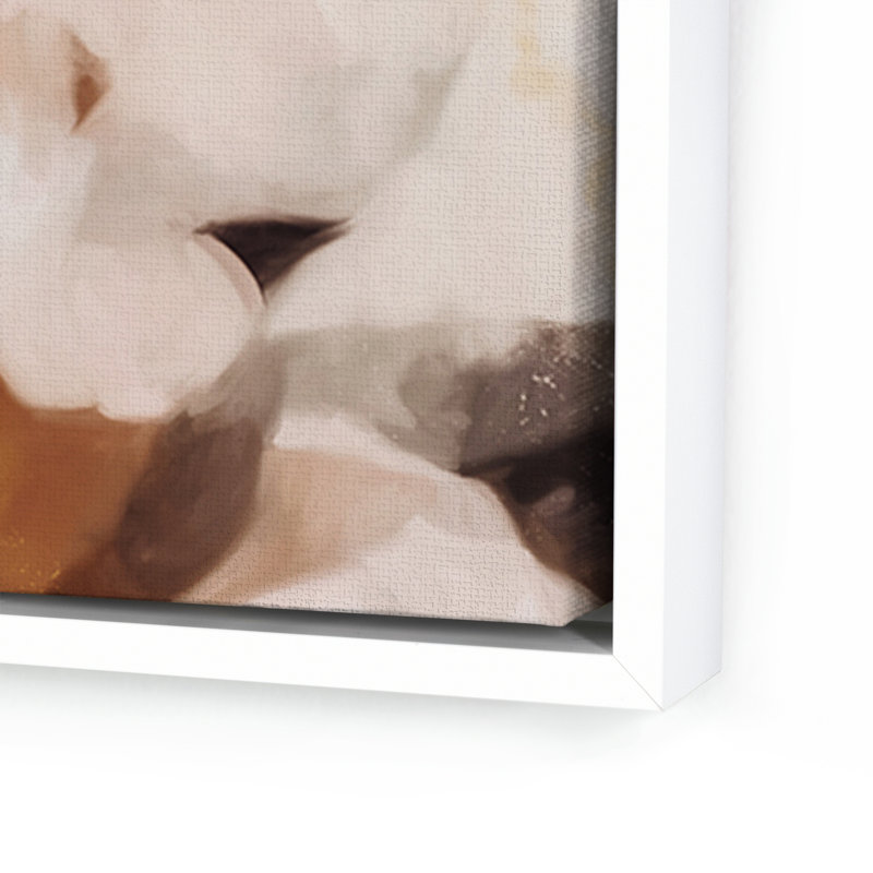 Clay Painting by Patricia Vargas, White Maple Framed, 40" H x 60" W