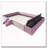 Velvet Upholstered Daybed with Stairs, Gas Lift Storage Ottoman-816805886-816805875