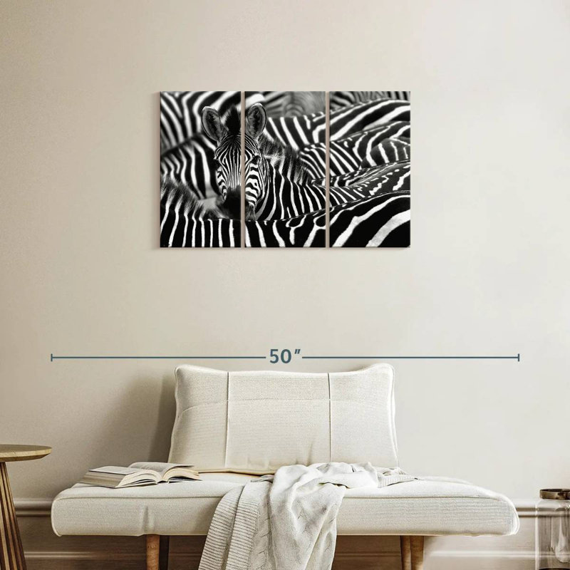 Dazed Zebra, 20" H x 33" W