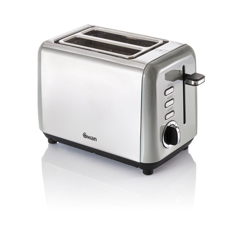 Swan Town House 2 Slice Toaster, Grey