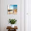 Key box, Opens to the right, 30x30x5, Black, Beach path surrounded by dunes and grass, 