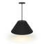 Luminaire suspendu à DEL 22 po de diamètre noir intégré-492115282-492115283