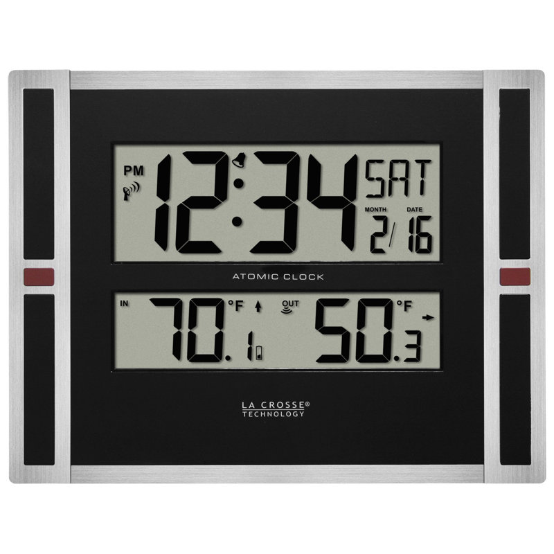 8.54'' Wireless Outdoor Clock Thermometer