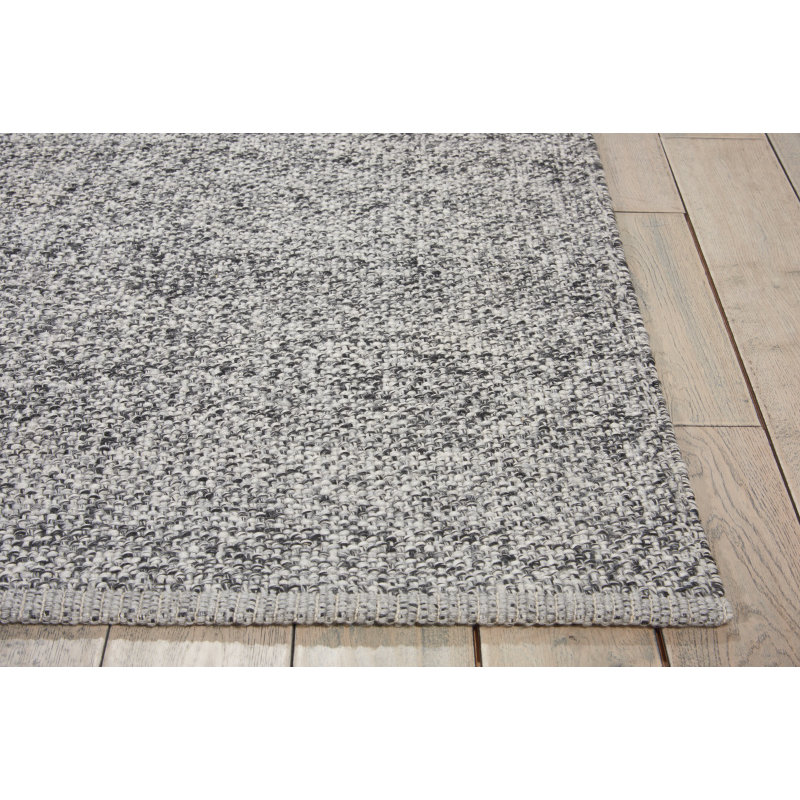Tapis carbone noué à la main Tobiano, Rectangle 5 pi 3 po x 7 pi 5 po