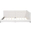 Grand lit plateforme tapissier Modern