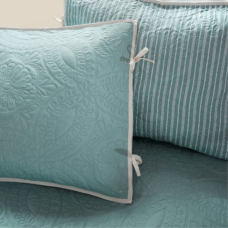 6 Piece Reversible Daybed Cover Set Blue Daybed