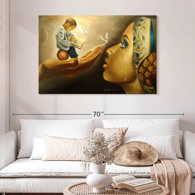 Mother Behold Your Child, H 32 po x l 48 po