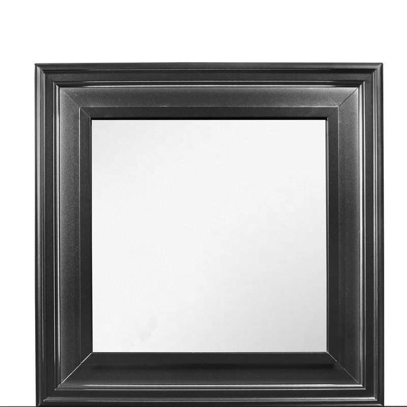 Miroir gris métallique