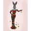 Art sur toile tendue Trinx Fab Funky Gallery, titré: Robe de lapin et papillon 190760D-1686202973