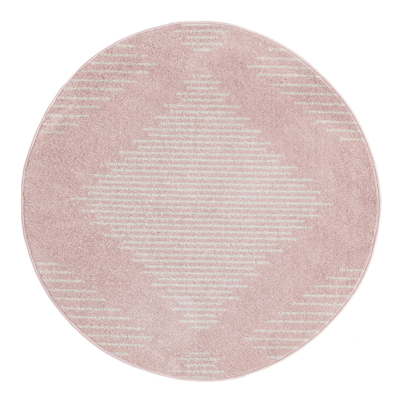 Dacula Performance Moroccan Indoor Rug, Round 4'1"