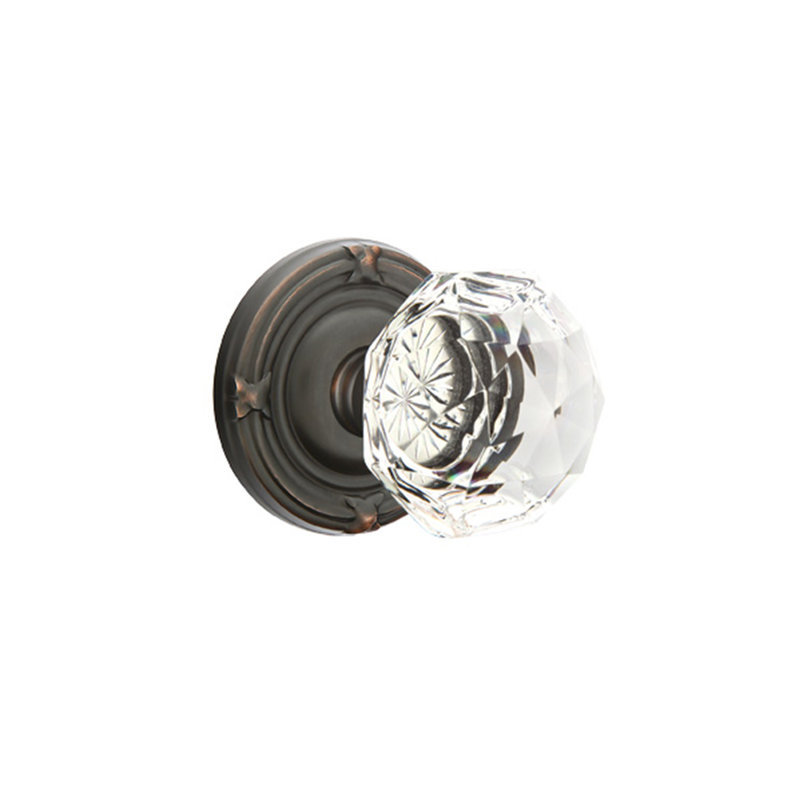 Ensemble de boutons de rangement Emtek avec boutons Ribbon & Reed, Bronze huilé