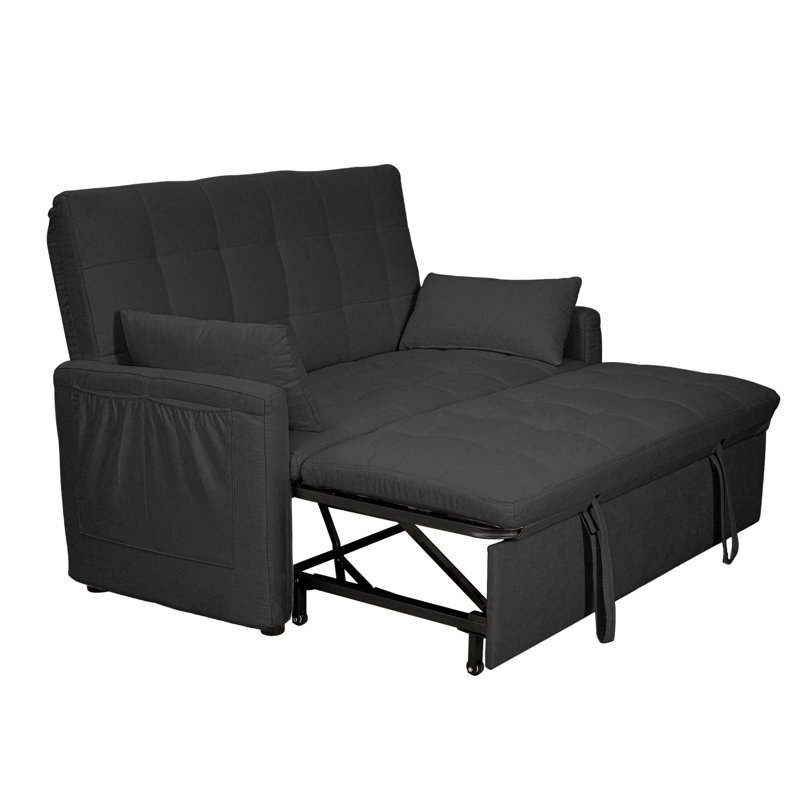 Pull-Out Sofa Bed, Gray