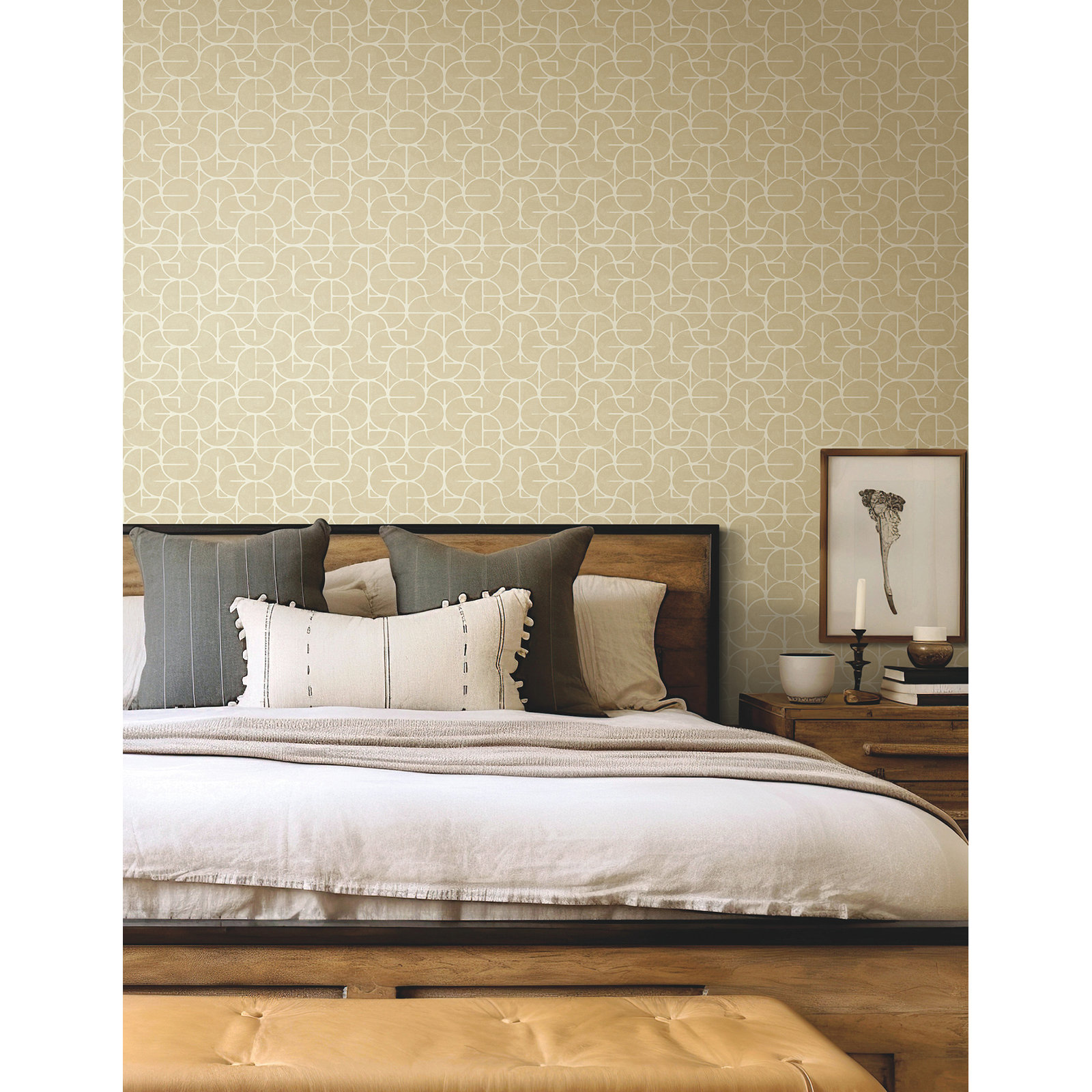 Teddy Wallpaper, Straw