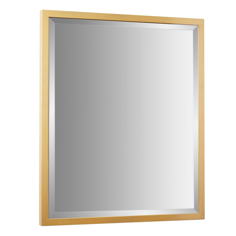Miroir de salle de bain Wilguy, 24 po x 30 po, Laiton