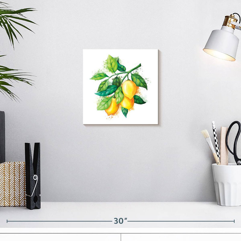 Yarlin - branche de citron, H 10 po x l 10 po