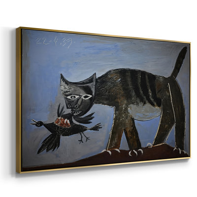 Cat Catching a Bird (Chat saisissant un oiseau), 1939-Pablo Picasso-Framed Gallery Wrapped Canvas