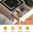 Kendrianna Nightstand with Safe Box and LED Lights and Wireless Charge-695605412
