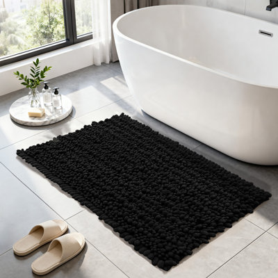 Ultra Plush Chenille Non-Slip Bath Rug