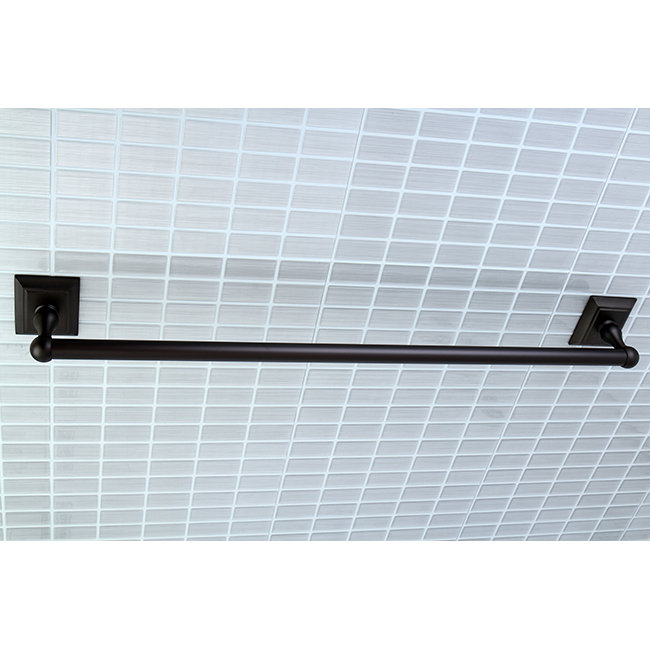 Kingston Brass Millennium 24-Inch Towel Bar, Oil Rubbed Bronze