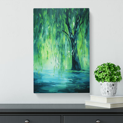 Weeping Willow Abstract - No Frame Print