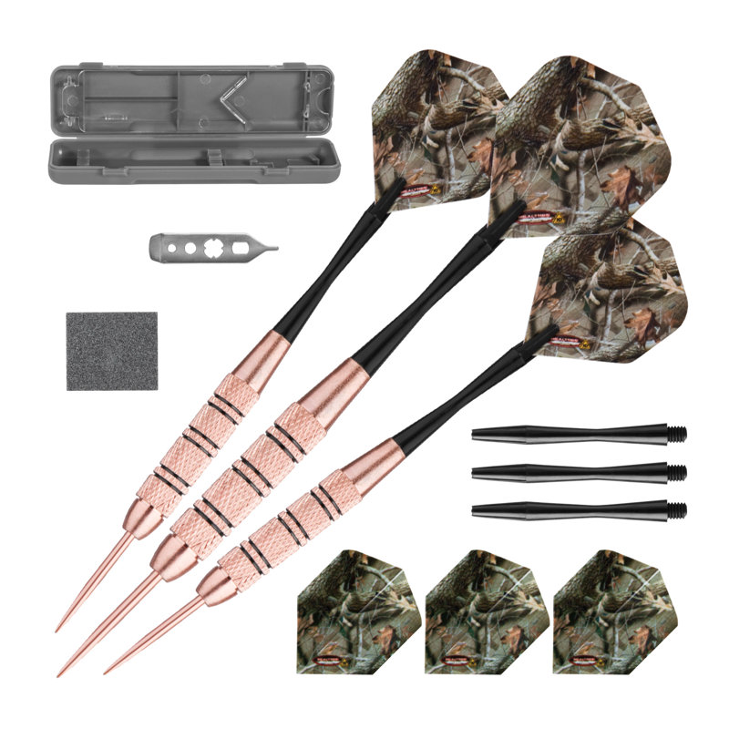 Fléchettes en bois franc realtree, L 10 po x l 9 po