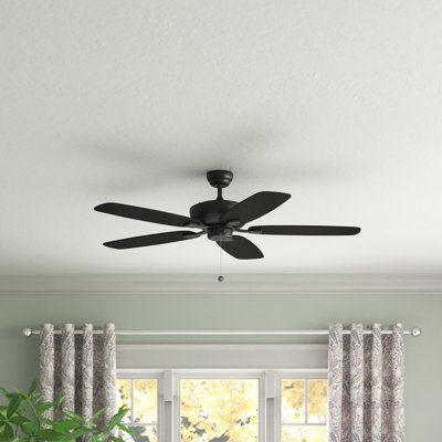 Ventilateur de plafond standard à 5 pales de 52 po avec chaîne de traction Jacobi