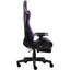 JL Comfurni JD-S0 Adjustable Reclining Ergonomic Faux Leather Swiveling PC & Racing Game Chair with Footrest-86593334
