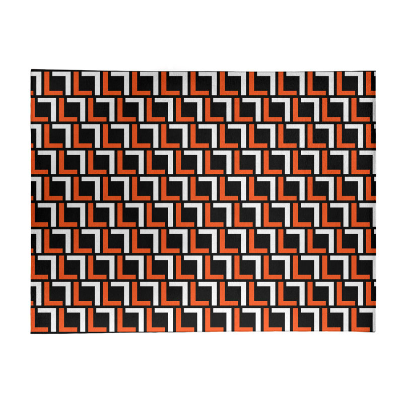 Geometric Indoor Rug, Rectangle 9' x 12'