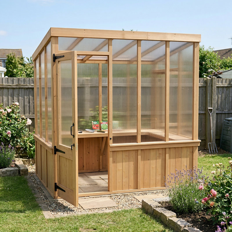 8.14' X 6.14' Walk-In Greenhouse