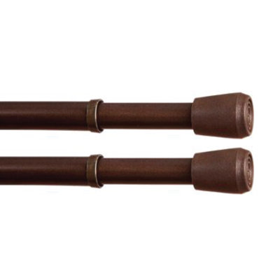 Wayfair Basics Bryd Spring Tension Rod, Adjustable Length, 7/16" Dia. Steel Tube