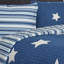 Ensemble de courtepointe réversible traditionnelle en coton Star-397024474-397024477