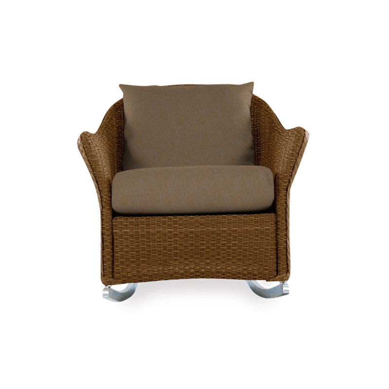 Weekend Retreat Outdoor Rocker Chair, Loveboat Mint, Bark