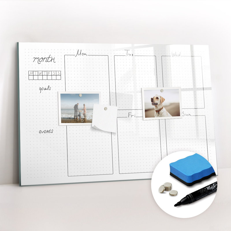 Magnetic Glass Dry Erase Board