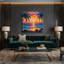 «Hawaiian Island Sunset», art mural sur toile grise-1357762363