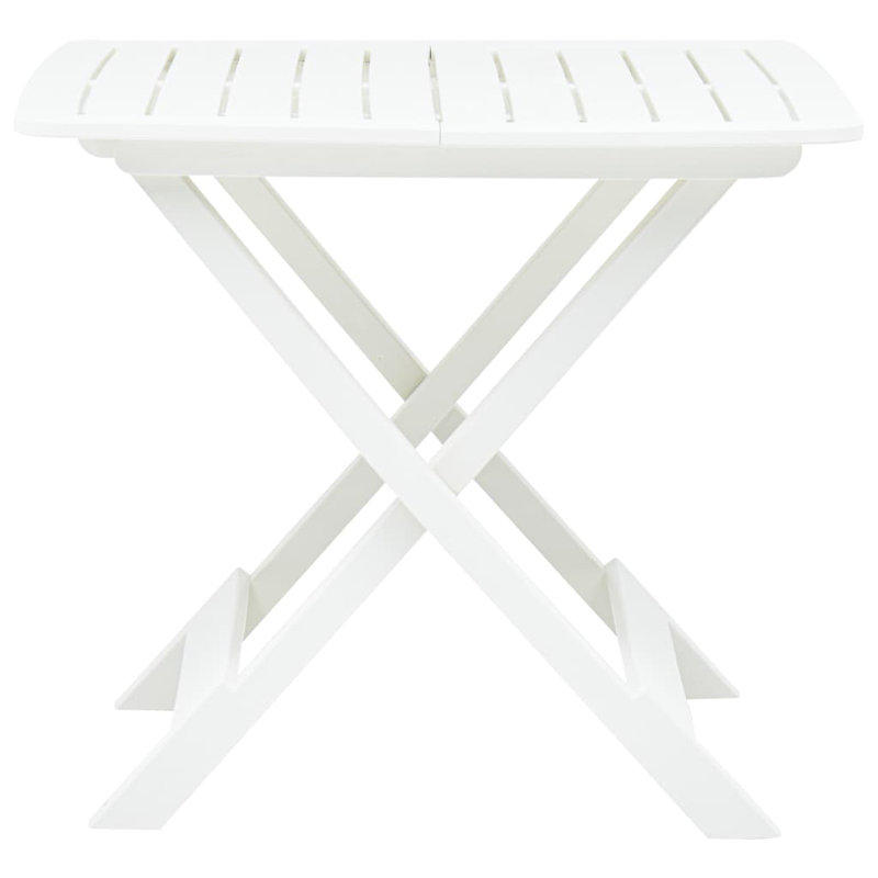 Table bistro pour l'extérieur, Blanc