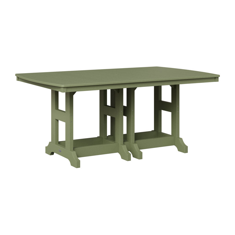 Table de bar rectangulaire Berlin Garden Garden Classic, H 39,5 po x l 72 po x P 44 po, Sauge