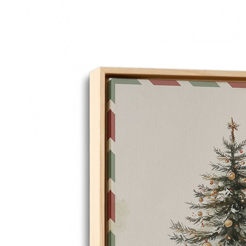 Ensemble de 4 impressions sur toile, Érable américain, Impression encadrée sans passe-partout, H 9 po x l 52 po