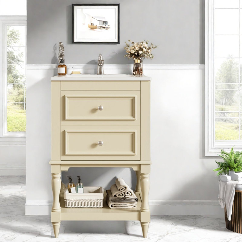 Compact Vanities(Must include both Vanity Cabinet  and Sink), Wood MDF Bath