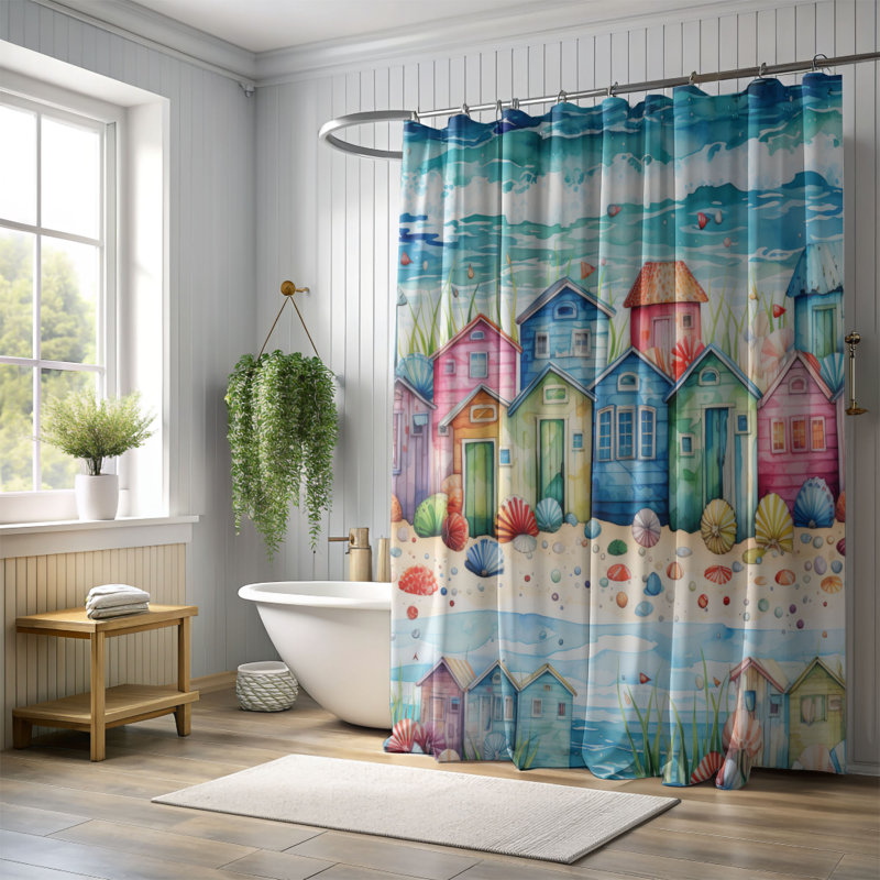 Rideau de douche Ingiberg, H 74 po x l 71 po