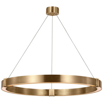 Hughes 6 - Light Solid Brass LED Chandelier by Ralph Lauren
