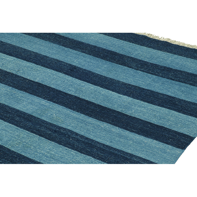 Dhuree Flatweave Cotton Striped Area Rug, Rectangle 12' x 18'