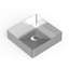 Lavabo de salle de bain vasque en acier inoxydable brossé 15,75 "x 15,75" Badeloft ES-WB-400-BS-98801829