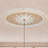 Blanco Oval Chandelier Ceiling Medallion