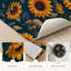 Tapis de cuisine tournesol antidérapant lavable