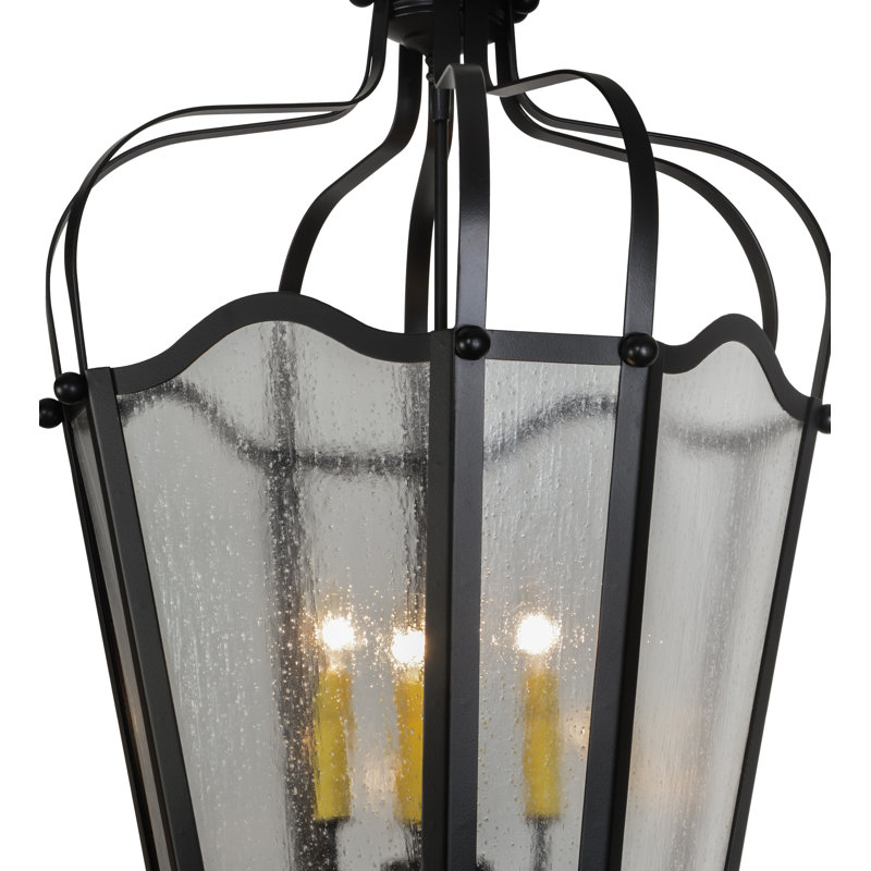 Luminaire suspendu lanterne à 4 lumières Citadel