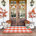Orange / blanc
